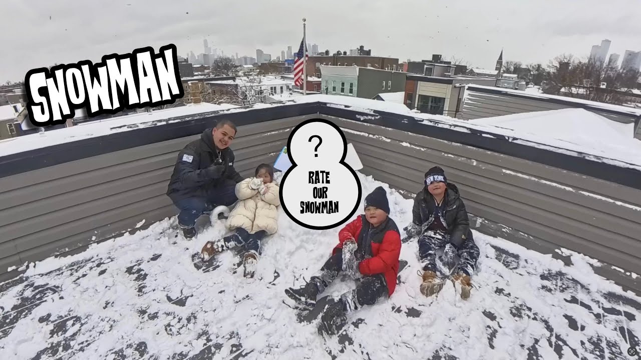 Пережили нашу ПЕРВУЮ снежную бурю в Нью-Йорке! (Испытание «Снеговик»)