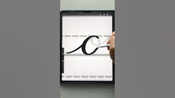 Modern calligraphy templates! Link in description #procreate #shorts #handlettering