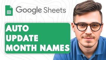 How to Auto Update Month Names in Google Sheets Using EOMONTH Formula [2025 Guide]