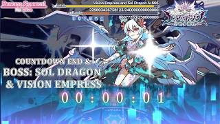 Princess Connect Re:Dive - End Vision Raid Event Countdown End & Boss: Sol Dragon & Vision Empress