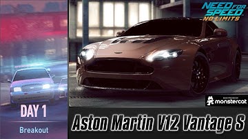 Need For Speed No Limits: Aston Martin V12 Vantage S | Blackridge Breakout (Day 1 - Breakout)