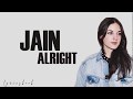 Jain Alright Lyrics Video