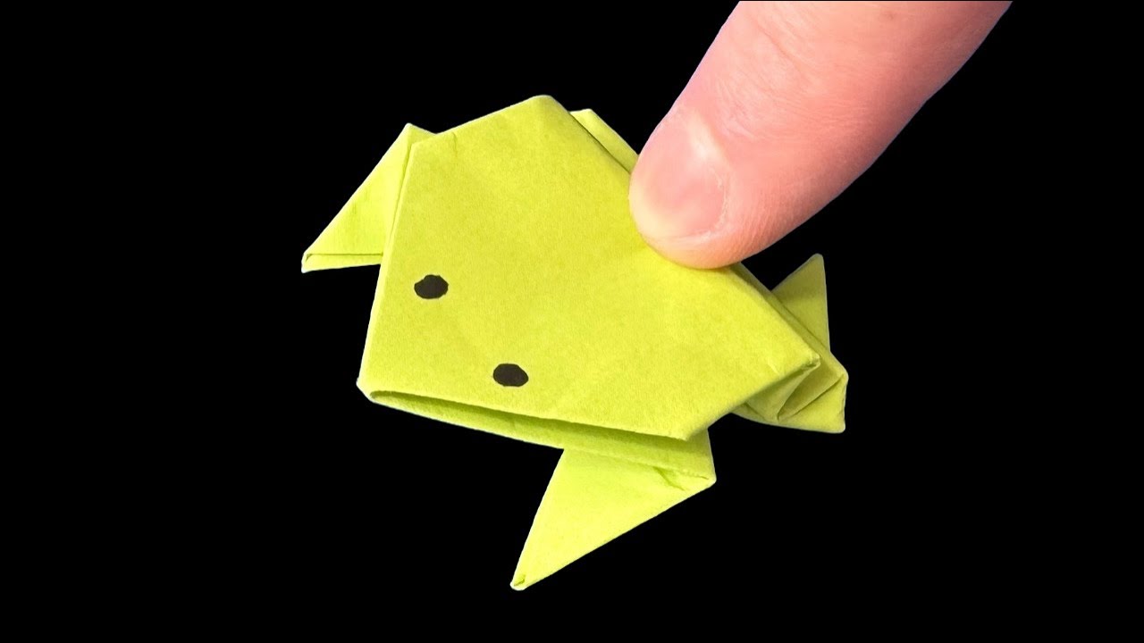 Grenouille Sautante en Origami | Comment Faire une Grenouille en Papier