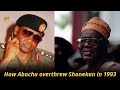 How sani abacha overthrew ernest shonekan in 1993