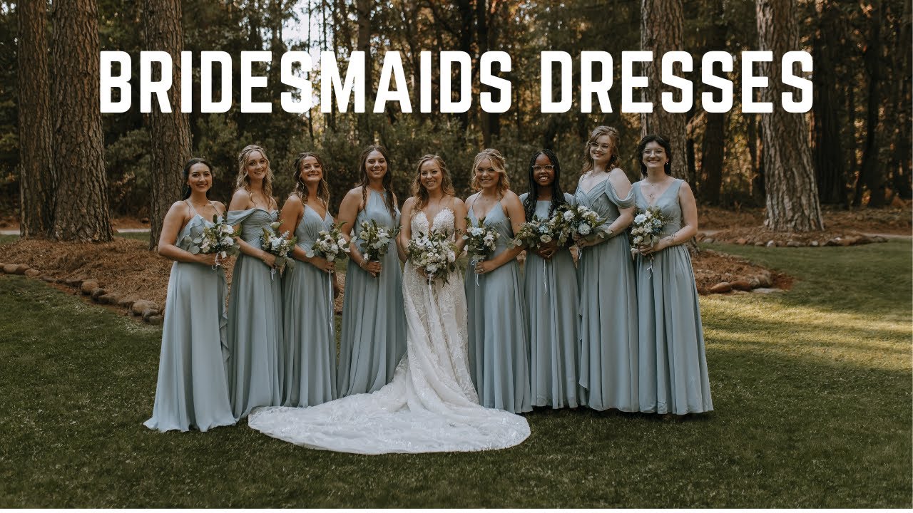 BRIDESMAIDS DRESSES +Try On & JJs House Review - YouTube