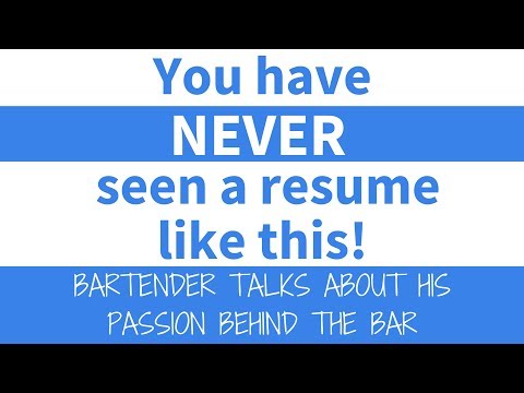 you-have-never-seen-a-resume-like-this!---bartender-talks-about-his-passion-behind-the-bar