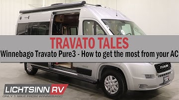 LichtsinnRV.com Winnebago Travato Pure3 - How to get the most out of your Air Conditioner