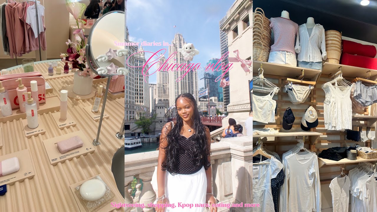 Summer diaries in Chicago | sightseeing, shopping, kpop nara, eating and more) 