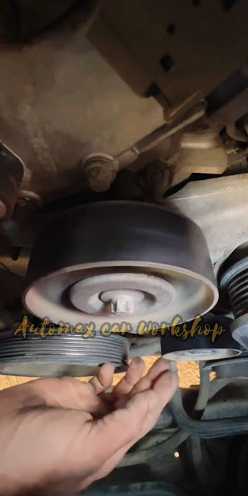 Tensioner pulley noise 😲🙄 #mechanic #shorts