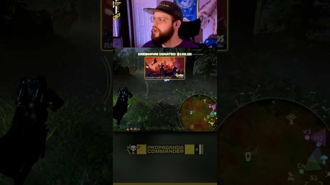 Fundraiser for Make-A-Wish in Helldivers 2! #shorts