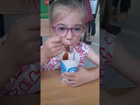 EATING ICE-CREAM ❤️ Cute girl Nilya