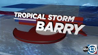 WATCH LIVE: Tropical Storm Barry has formed in the Gulf, impacts to Houston less likely