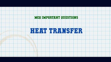 Heat Transfer MCQ Questions