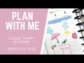 PLAN WITH ME | ☔️ April Showers ☔️ | Classic Happy Planner | Apr 4-10, 2022