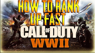 EASY WAY TO RANK UP FAST IN CALL OF DUTY WW2!! | Gameplay Commentary