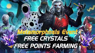 FREE POINT AND CRYSTAL FARMING GUIDE | Metamorphosis Event 2026 | Marvel Contest of Champions screenshot 5
