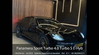 Porsche Panamera Sport Turbo 4.0 Turbo S E-Hybrid