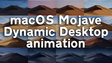 macOS Mojave - Coming in 2018 - dynamic desktop animation simulation