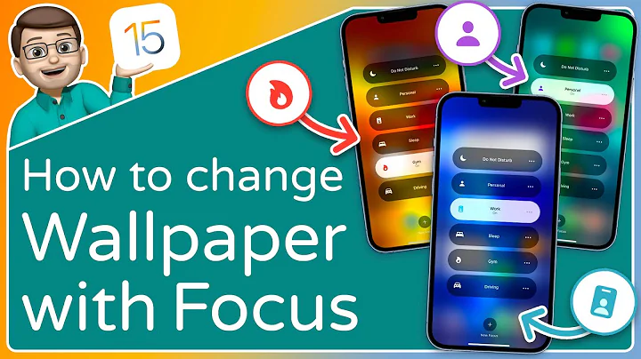 How to Automatically CHANGE your WALLPAPER with FOCUS Modes on iOS 15