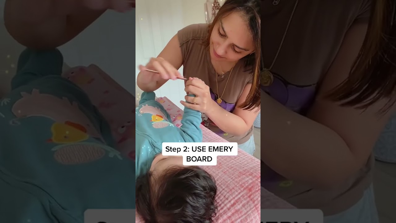 Mom Cuts Nails On Her Daughter's Hand Close-Up 4K Video Free Stock Video  Footage Download Clips Family