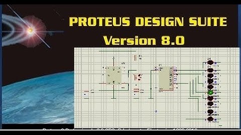 TUTORIAL RUNING LED  DENGAN IC 4017!!!!Simulasi Proteus 8.0