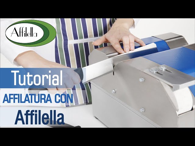 Video tutorial Affilella - Affilatrice per coltelli da cucina e forbici. 