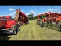 Vlog 92: Hay Hay & More Hay ~ Using #KuhnAccumulator & TieGrabber Setup with JD 328D #hayseason2020