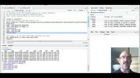 Calculating Real GDP and Growth rates in R