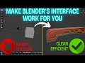 I should have done this as soon as i started using blender  my blender interface