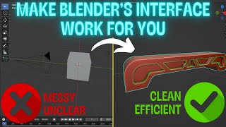 I should have done this as soon as I started using Blender  My Blender interface