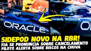 RED BULL REVELA NOVO SIDEPOD, FIA SE PRONUNCIA E PILOTO ALERTA SOBRE RISCOS NA CHUVA | FÓRMULA 1