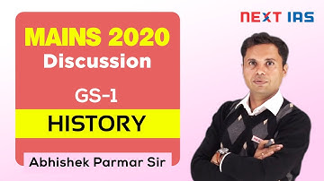 UPSC Mains 2020 GS Paper 1 Discussion | History by Abhishek Parmar Sir