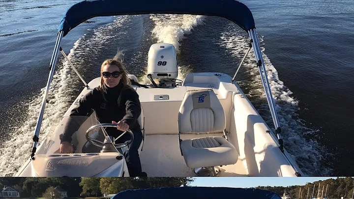 Carolina Skiff 20 JVX SC Test Run