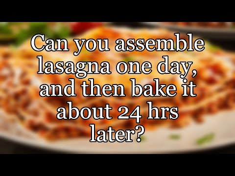 Video: Poți coace 2 lasagne în același timp?