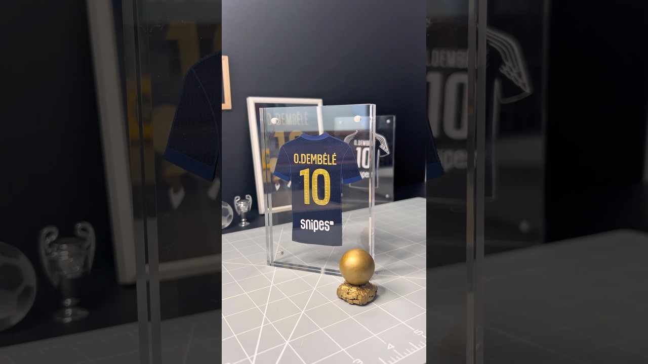 A mini jersey for a big achievement 🌕 #ballondor - ©️ Atiami