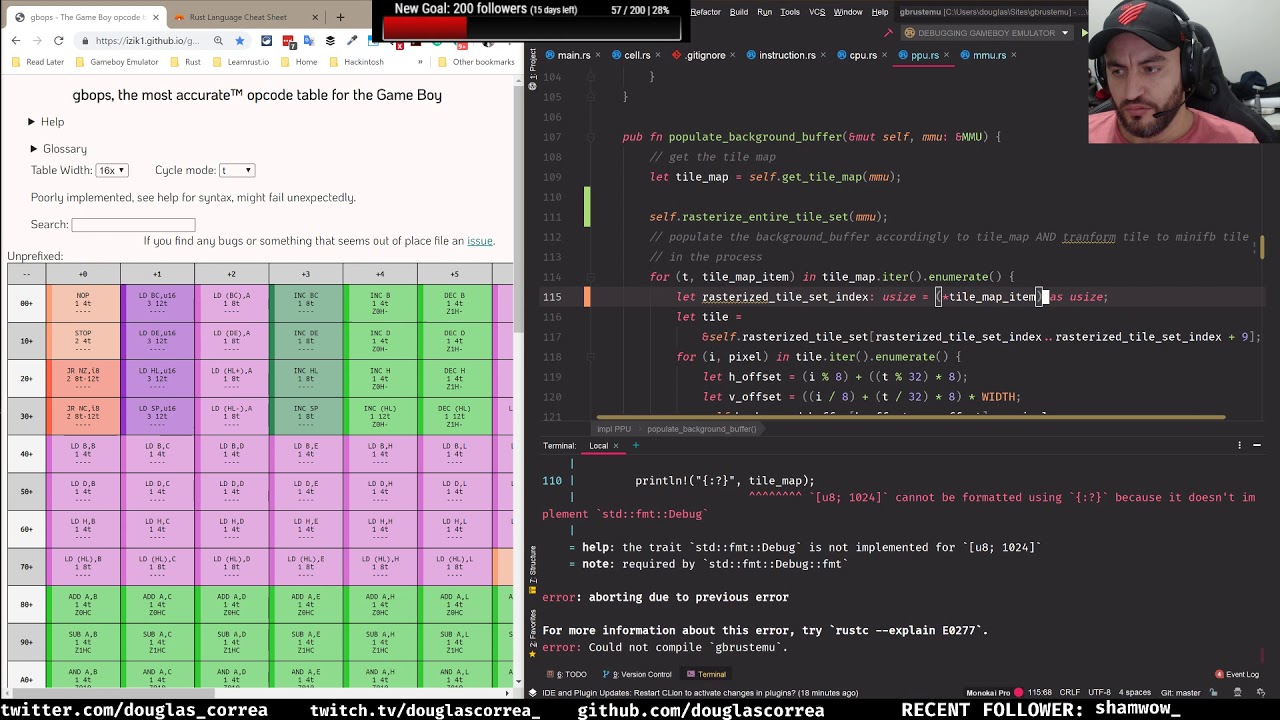 [EP 19] - Building a GB Emulator with Rust Programming 