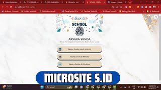 TUTORIAL MEMBUAT MICROSITE S ID UNTUK PEMBELAJARAN