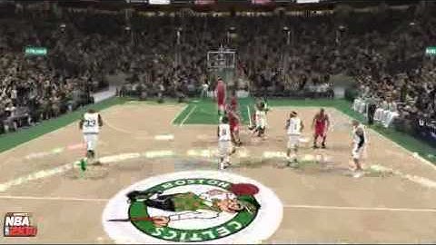 NBA 2K10- Shaq making a Three!