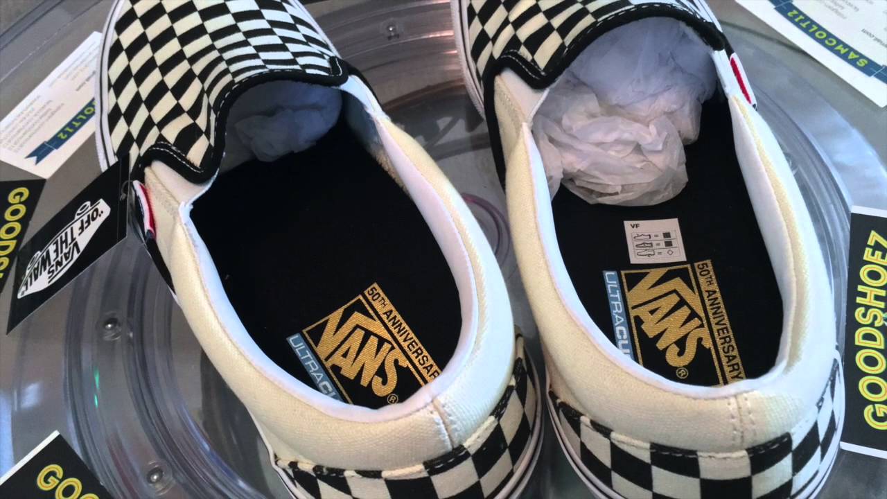 vans slip on checkerboard 50th