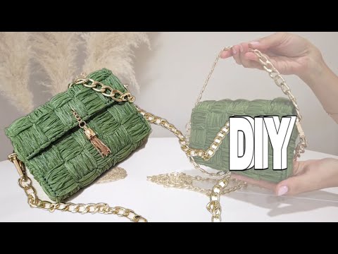 შექმენი ჩანთა საკუთარი ხელით DIY / How to make a plastic canvas bag