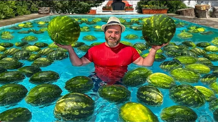 Delicious Cocktail and Salad Of Juicy Watermelon! The Most Long-Awaited Dessert Of The Summer