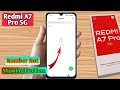 redmi a7 pro number not showing, redmi a7 pro me number show nahi ho raha hai
