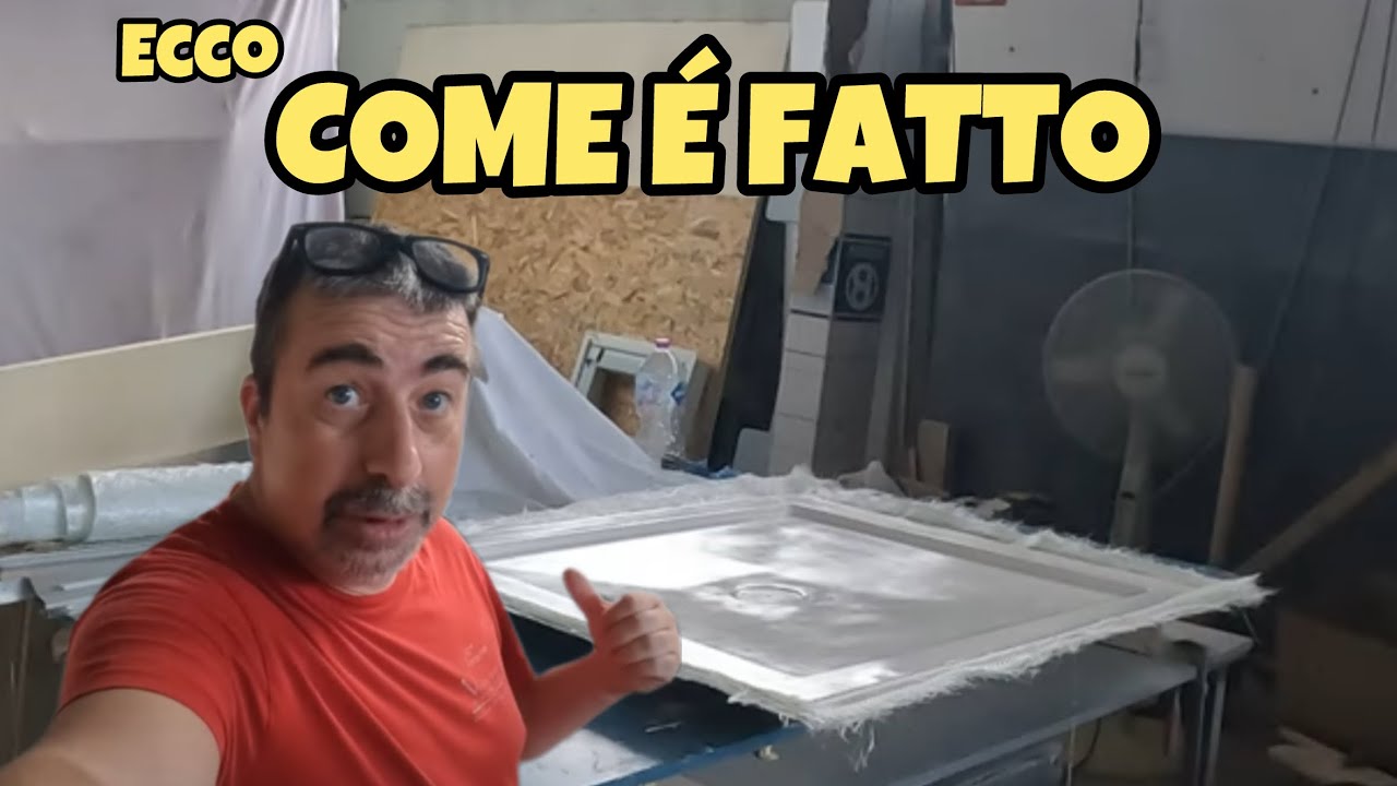 Ep 99 Ecco come ho REALIZZATO il mio PIATTO DOCCIA in vetroresina - CAMION 4X4 FAI DA TE