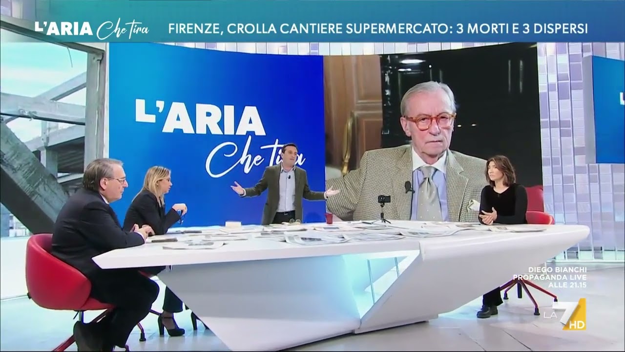 Crollo in cantiere a Firenze, Feltri: 