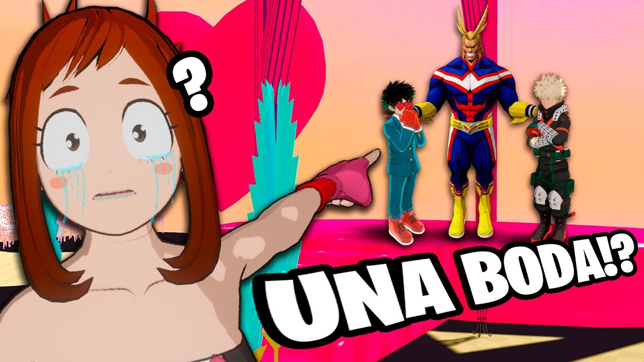 ¡URARAKA EN LA BODA MÁS EXTRAÑA DE DEKU Y BAKUGO! | MY HERO ACADEMIA VR