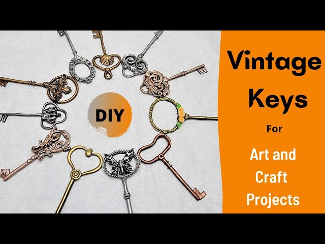 DIY Vintage keys with simple Material // Vintage Home Decoration