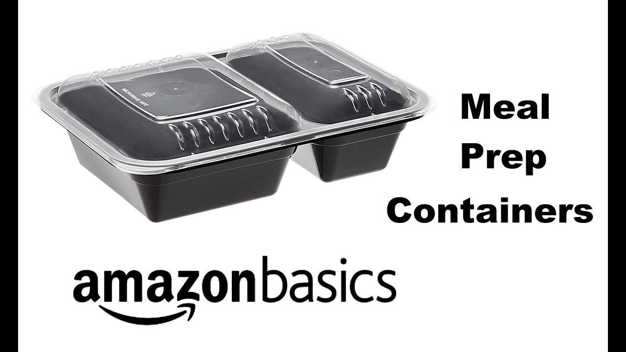 amazonbasics meal prep containers review - YouTube