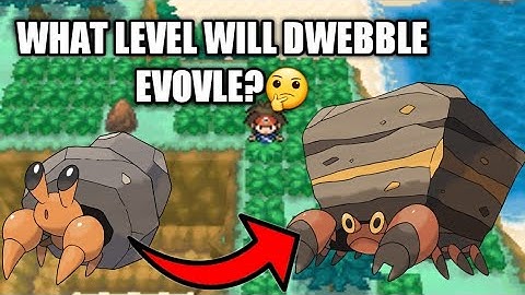 How to Evolve Dwebble to Crustle on Pokemon Black / White / Black 2 and White 2