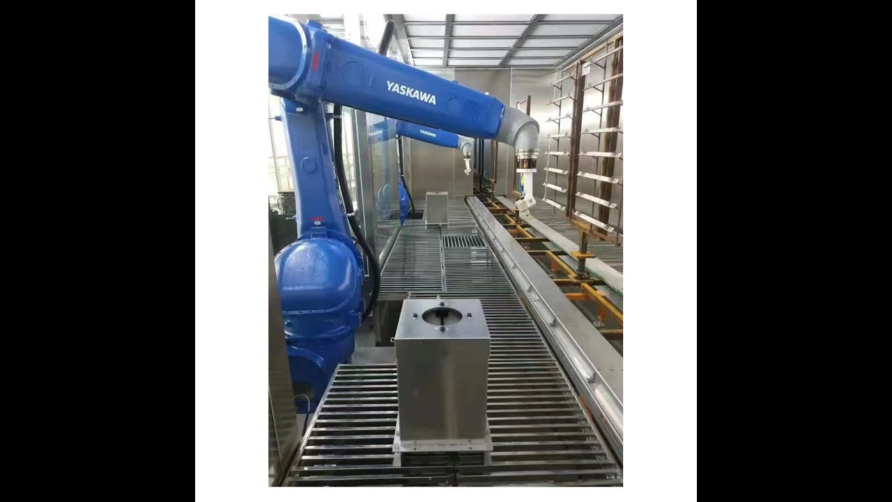 Auto parts automatic robot spray painting line manufacturer