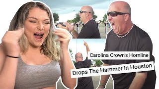 New Zealand Girl Reacts to CAROLINA CROWN DROPPING THE HAMMER IN HOUSTON!!!